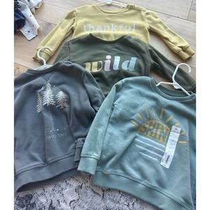 Gender neutral Bundle (4) little co sweaters 18-24m